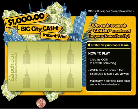 pch instant win games|Online Scratch.